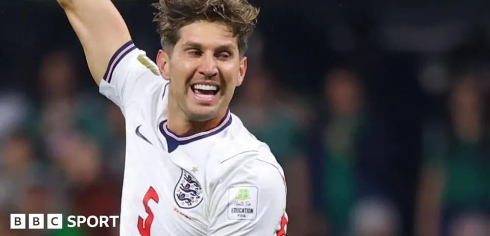 Jugador de Inglaterra celebrando durante un partido