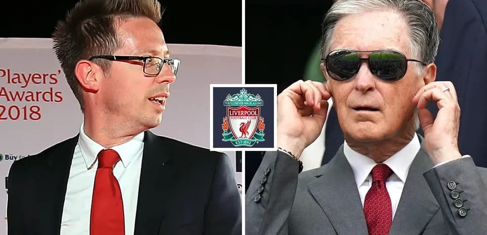 Dos hombres en evento de Liverpool FC, 2018