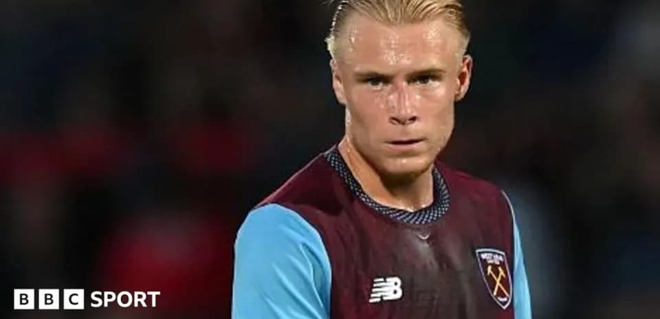 Jugador de West Ham en acción durante un partido