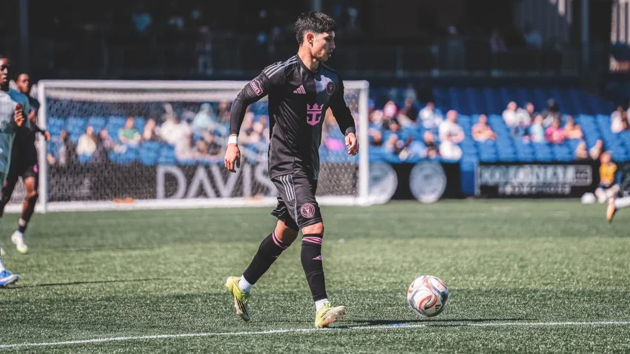 Jugador de Inter Miami II en acción