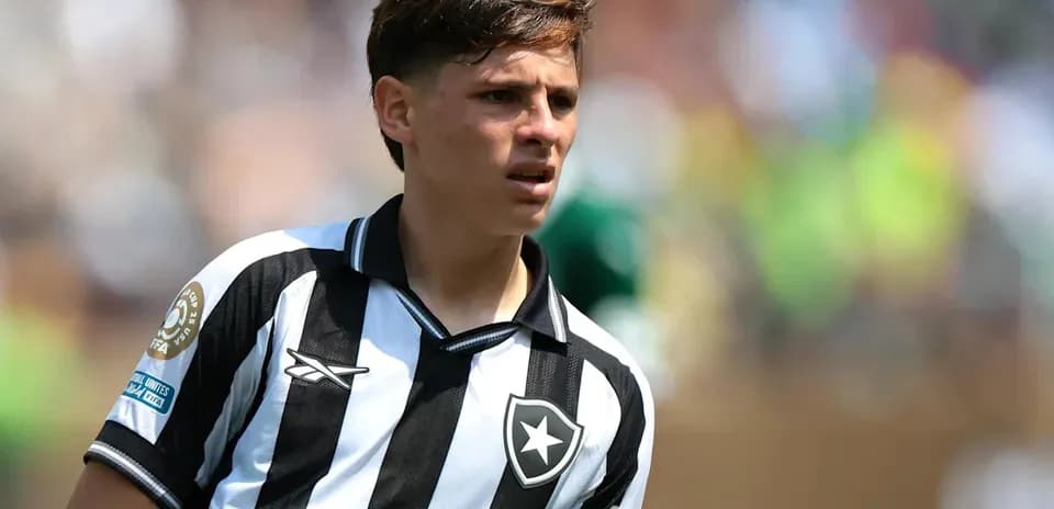 Jugador de Botafogo en partido de fútbol