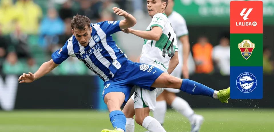 El jugador de Alavés cae ante Elche