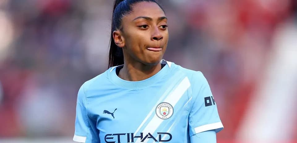Jugadora de Manchester City en el campo