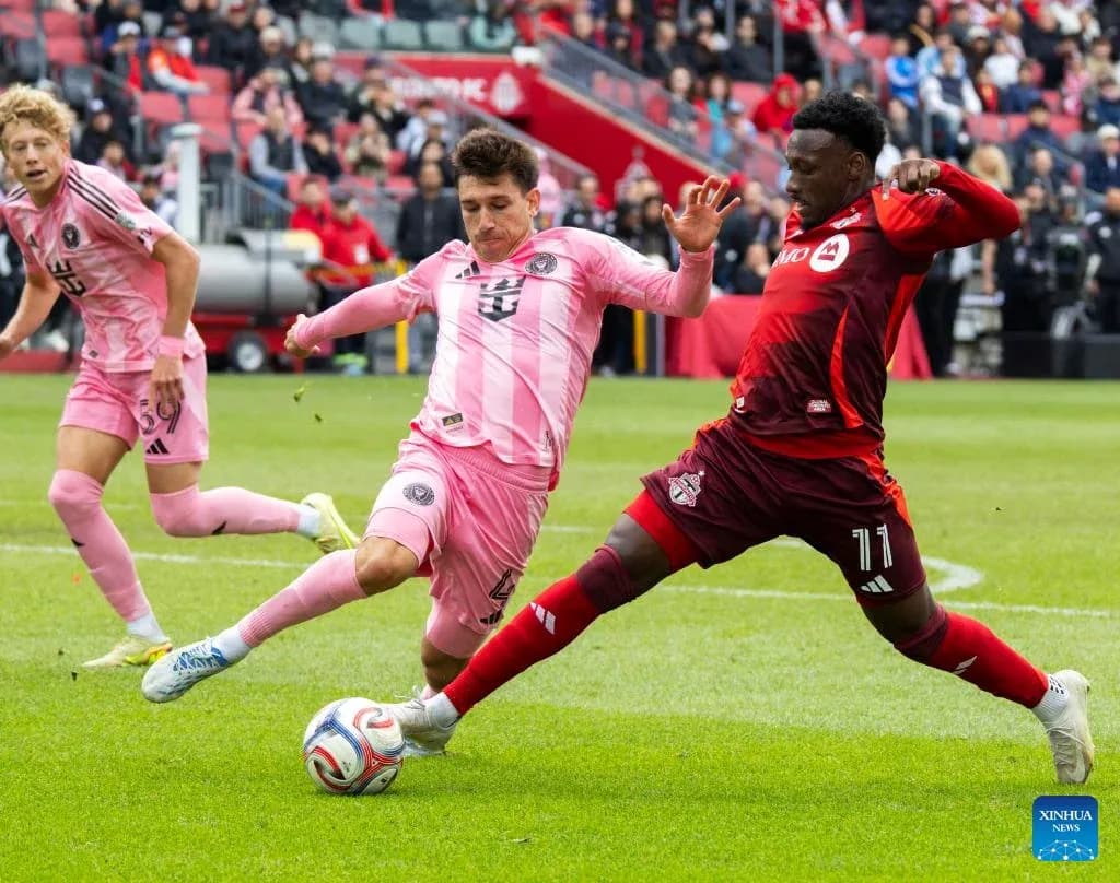 Inter Miami contra Toronto FC en acción