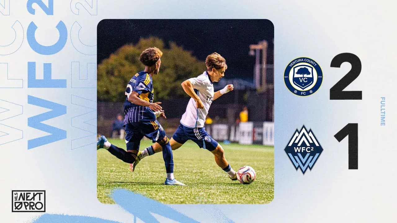 Ventura County y Vancouver Whitecaps II compiten por el balón