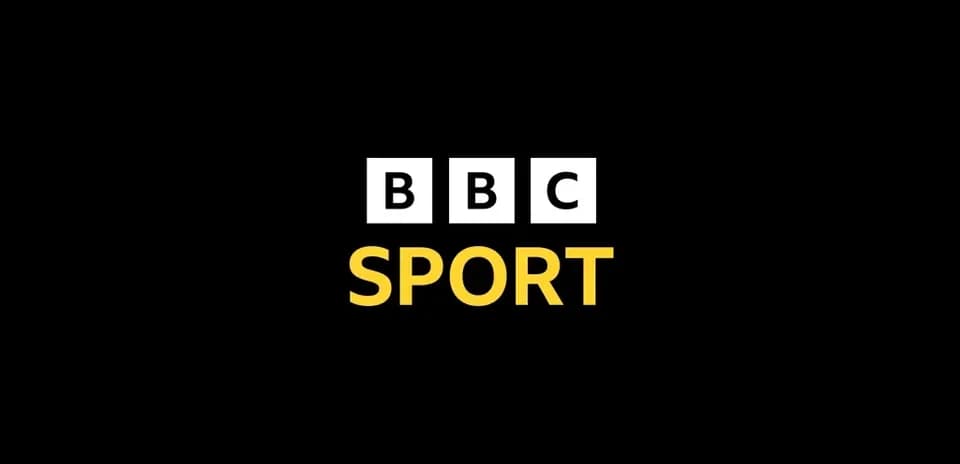 Logotipo de BBC Sport sobre fondo negro