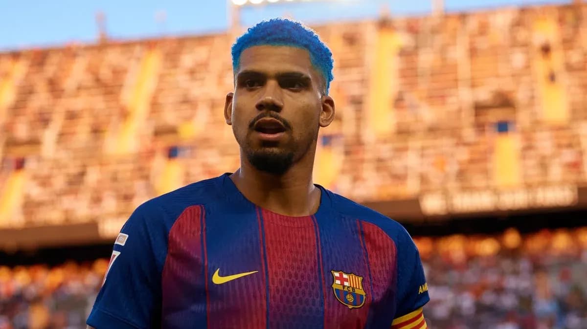 Jugador con camiseta del FC Barcelona en el estadio