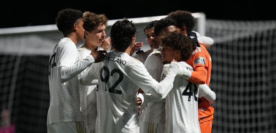 Celebración de gol del Los Angeles FC II