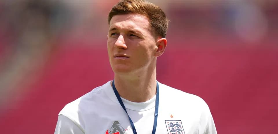 Jugador de Inglaterra en el campo de entrenamiento