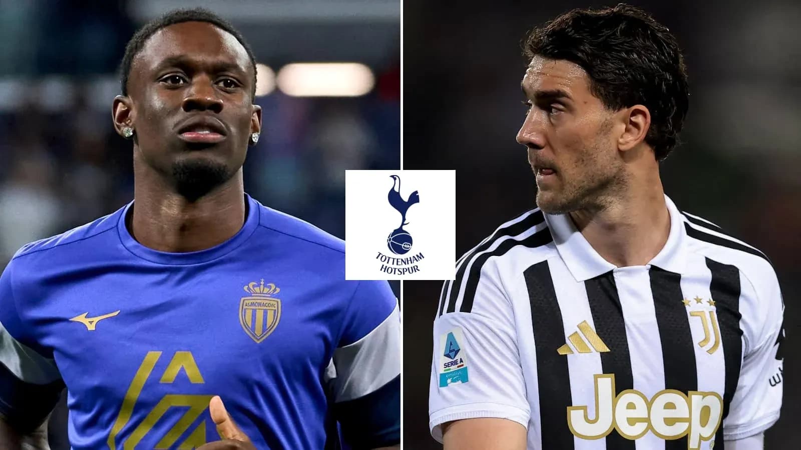 Jugadores de Mónaco y Juventus en acción