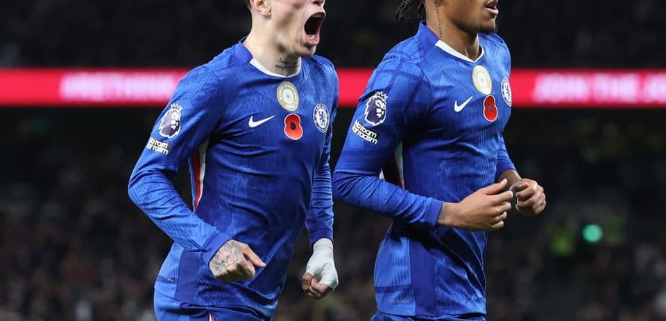 Jugadores de Chelsea celebrando un gol