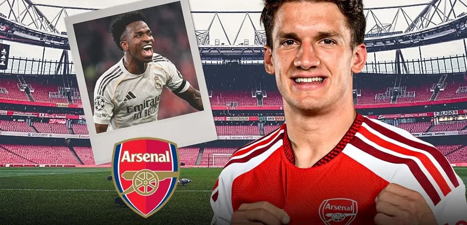 Jugadores de Arsenal y Real Madrid en el estadio