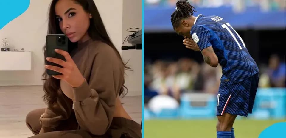 Persona tomando una selfie y jugador de fútbol lamentándose
