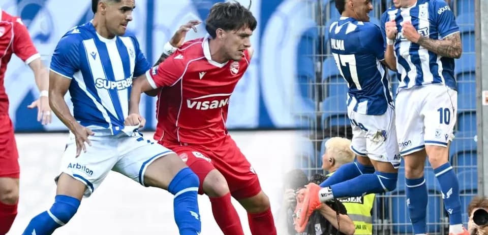 Jugadores de Lech Poznań celebrando un gol
