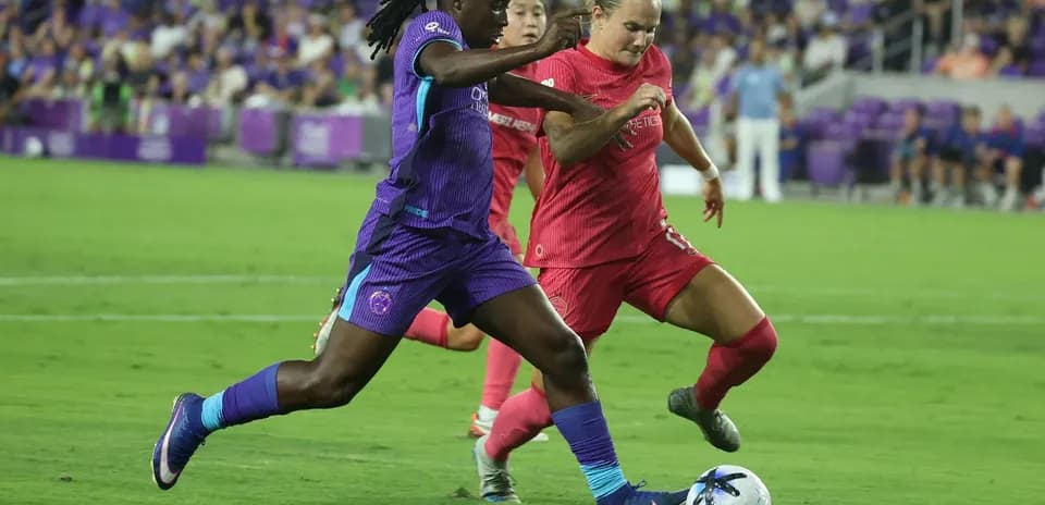 Jugadora de Orlando Pride en acción