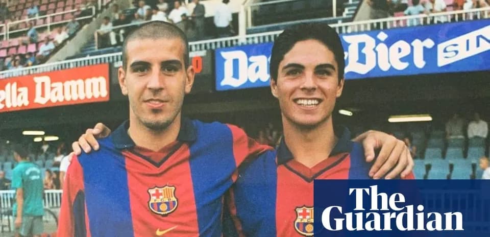 Jugadores de FC Barcelona posando en el estadio