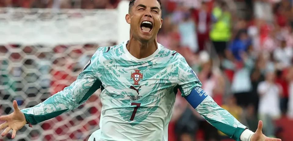 Cristiano Ronaldo celebrando un gol con Portugal