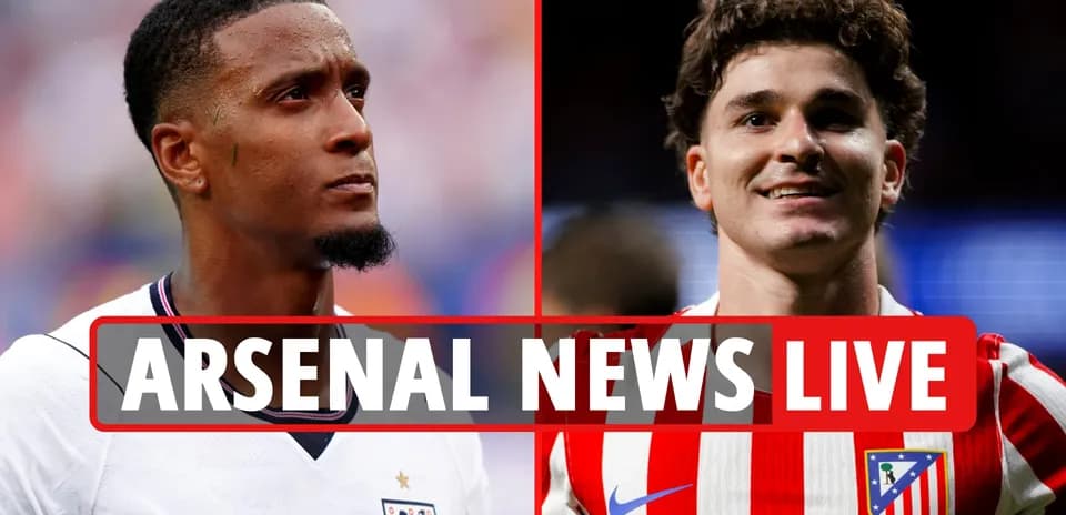 Jugadores de Arsenal y Atlético en noticia en vivo