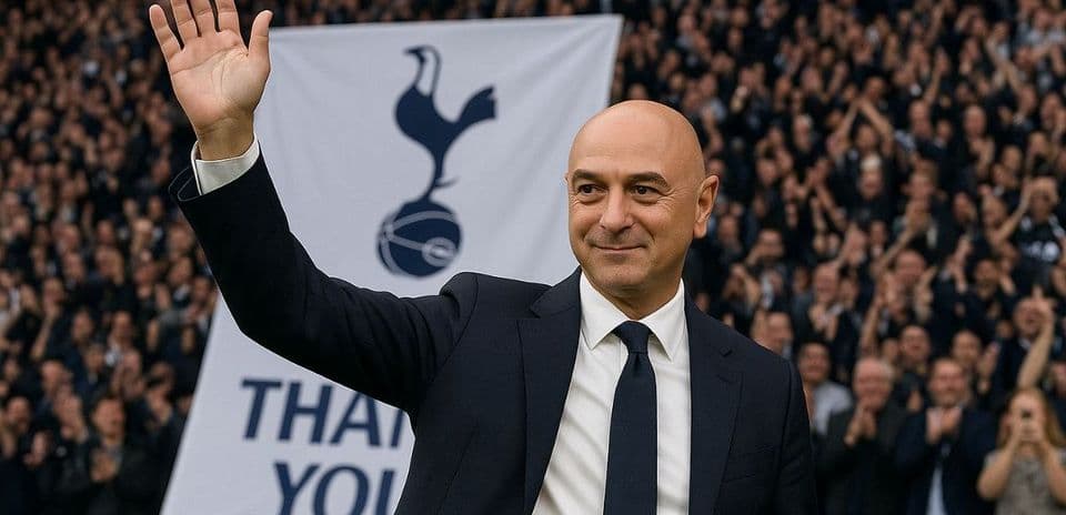 Hombre saludando en un evento de Tottenham