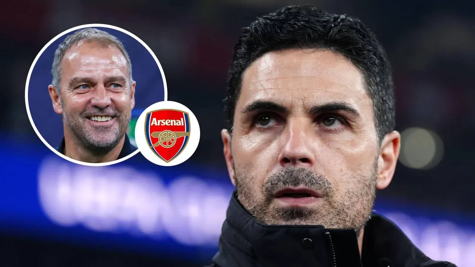 Entrenador de Arsenal durante evento de fútbol