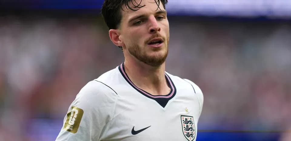 Jugador de Inglaterra en el campo durante un partido