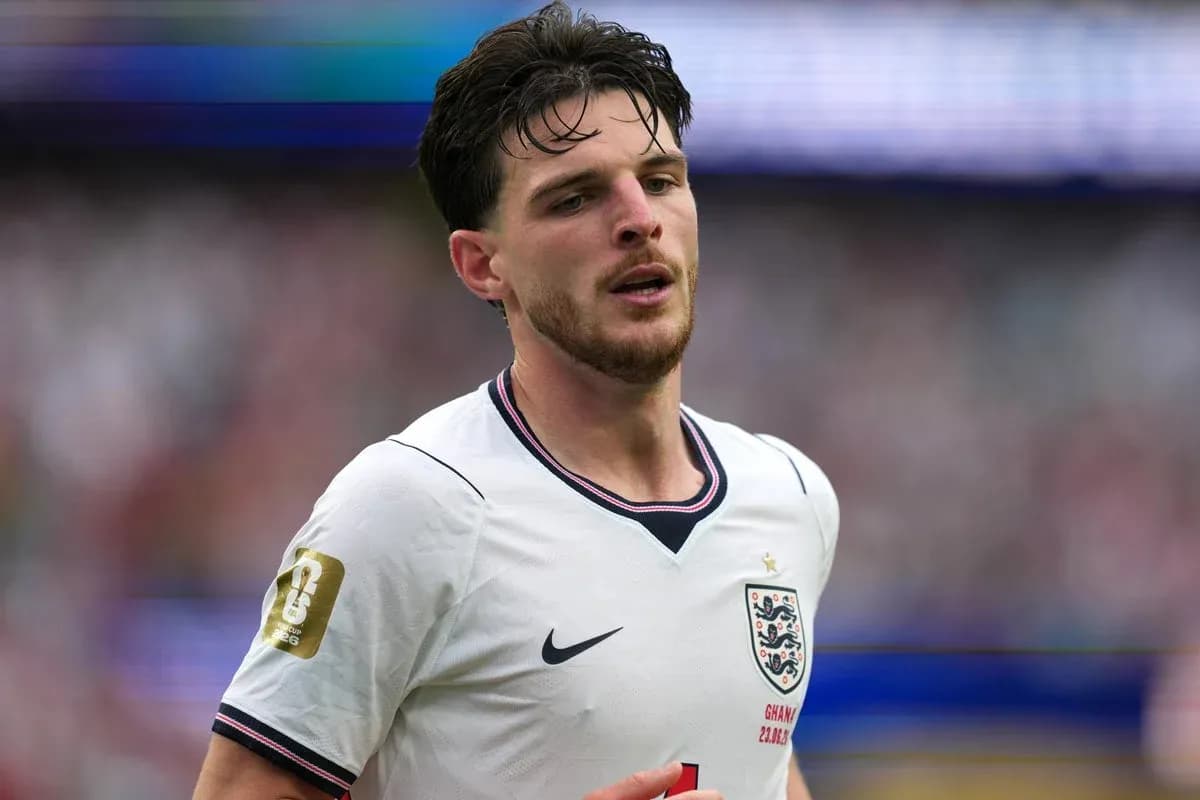 Jugador de Inglaterra en el campo durante un partido