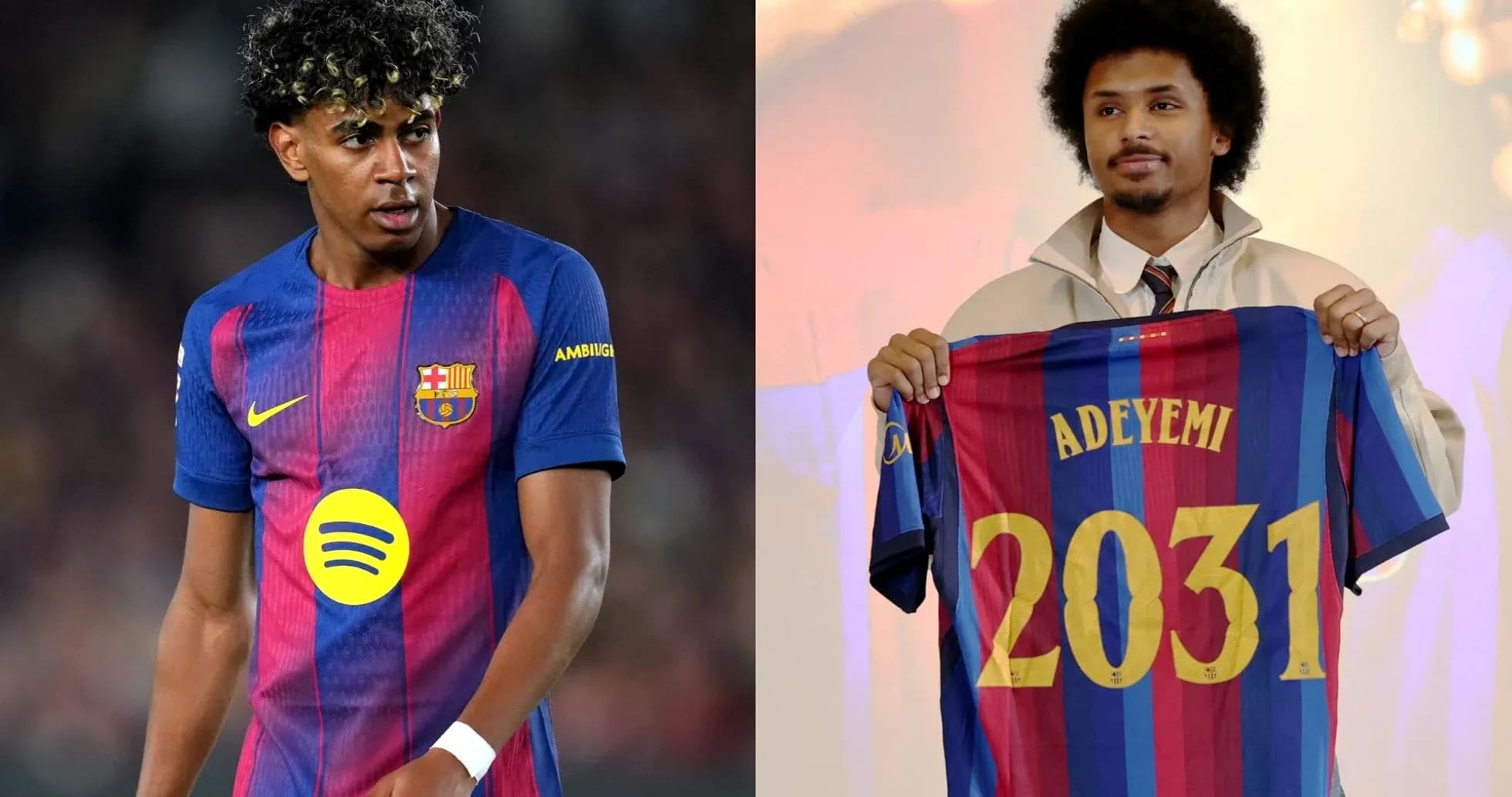 Jugador de Barcelona y presentación de nuevo fichaje