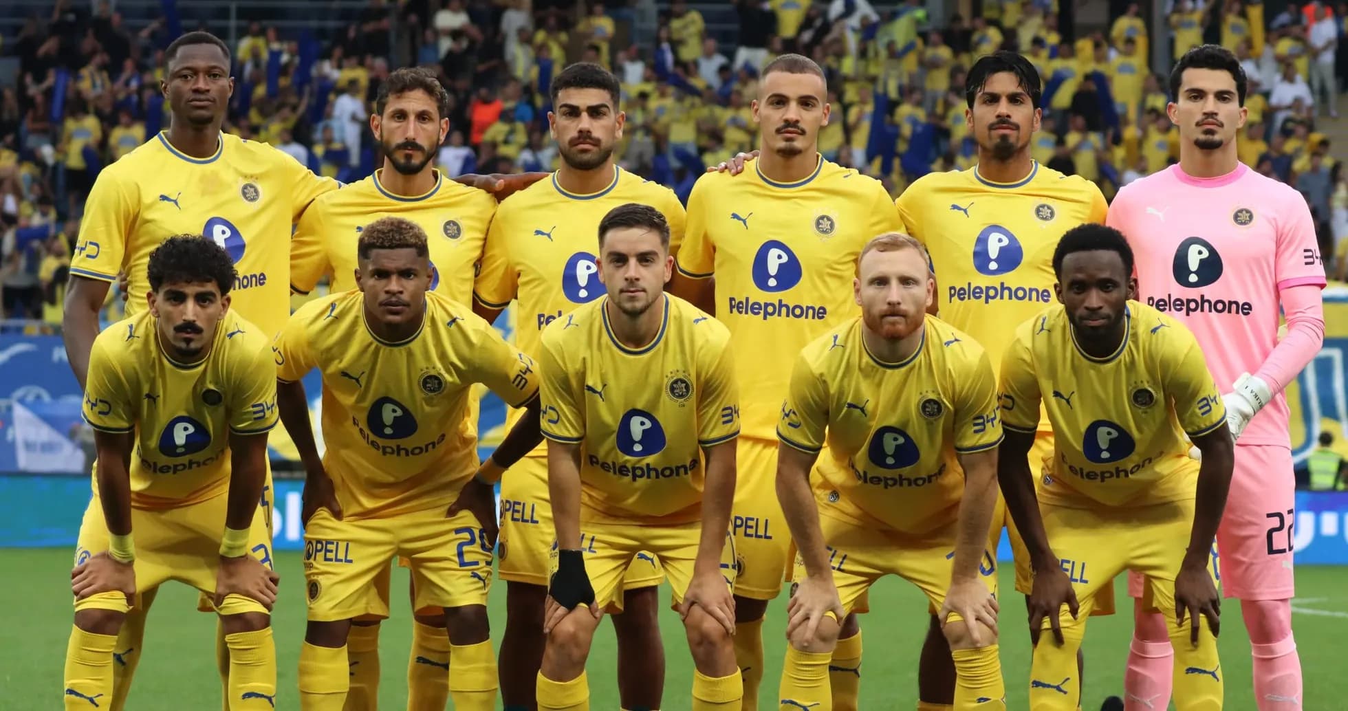 Equipo de Maccabi Tel Aviv en alineación