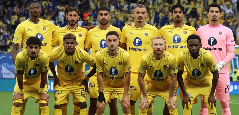 Equipo de Maccabi Tel Aviv en alineación