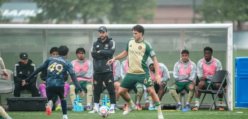 Jugadores de Philadelphia Union II y Atlanta United II