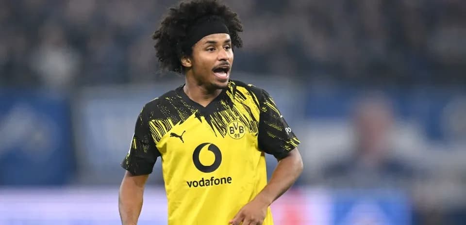 Jugador de Borussia Dortmund durante un partido