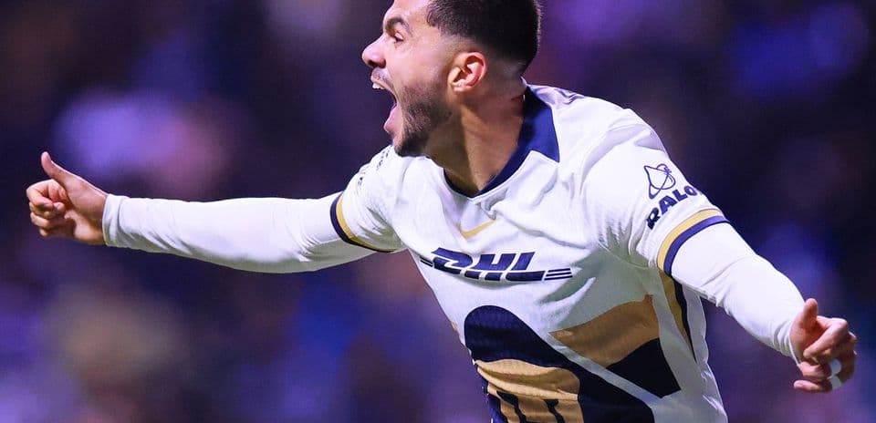 Jugador celebrando un gol en Liga MX