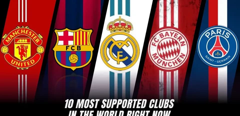 Los 10 Clubes de Fútbol con Más Seguidores en el Mundo