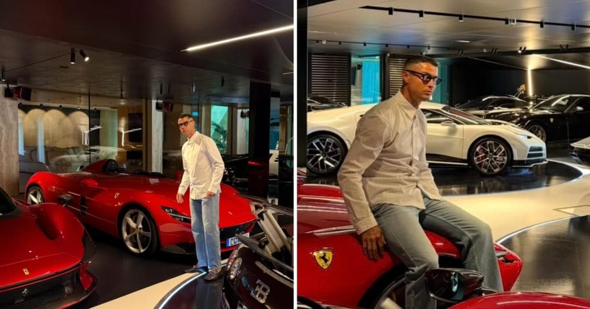 Cristiano Ronaldo revela su colección de supercoches valorada en 21 millones de dólares