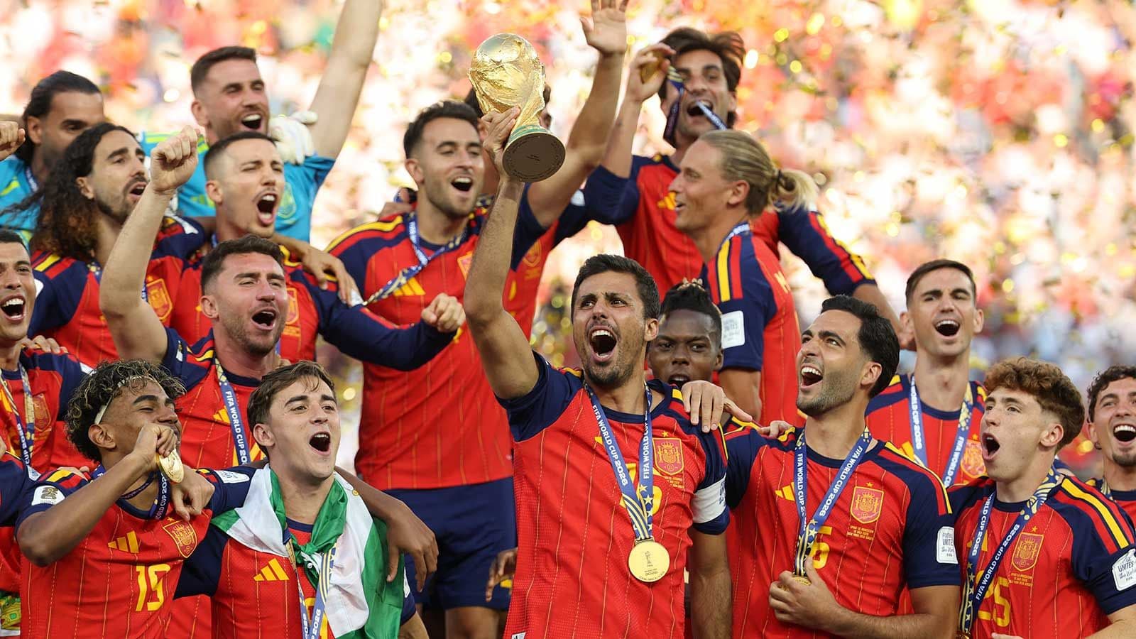 España rompe récord histórico de imbatibilidad tras vencer a Argentina en la final del Mundial 2026