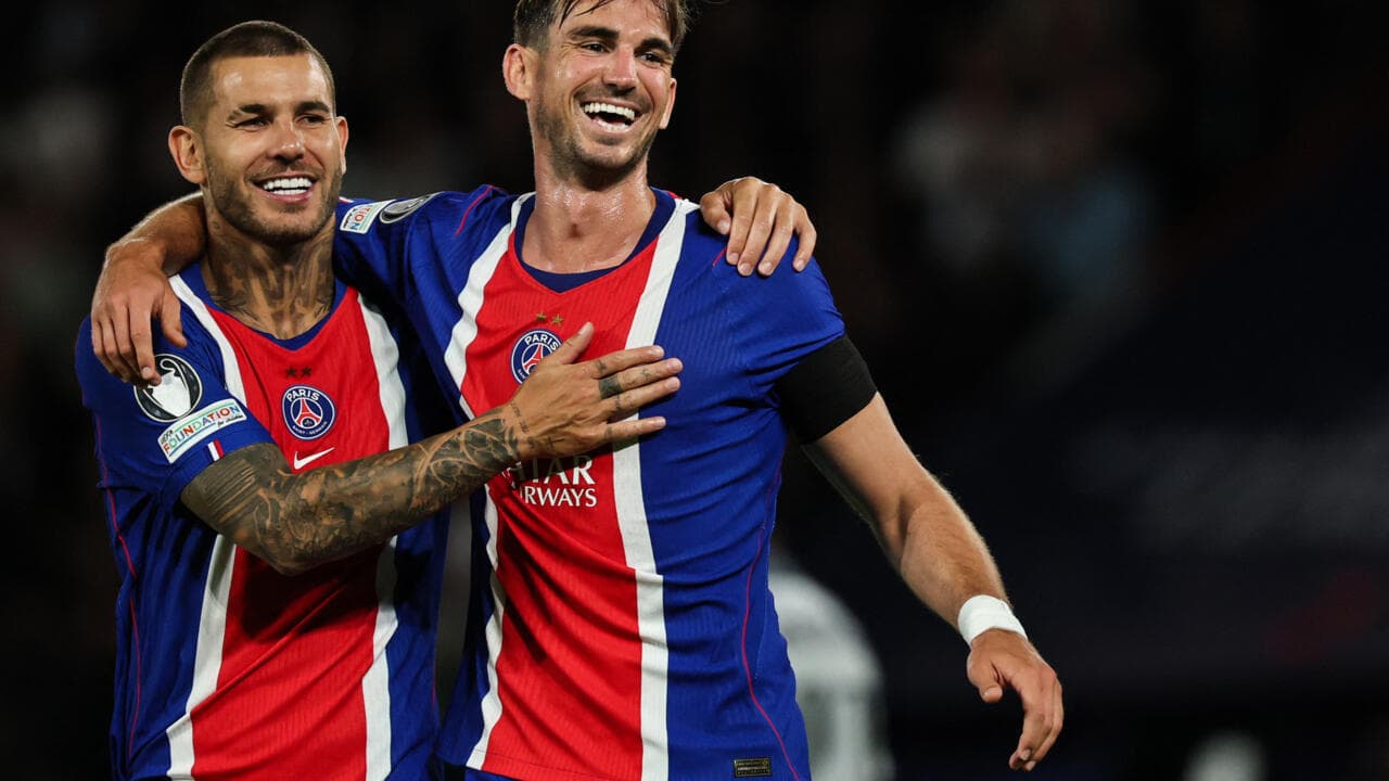 PSG arranca con victoria contundente en defensa de su título de Champions League