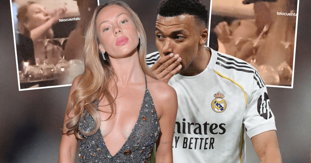 Kylian Mbappé y Ester Expósito, una noche romántica tras empate del Real Madrid