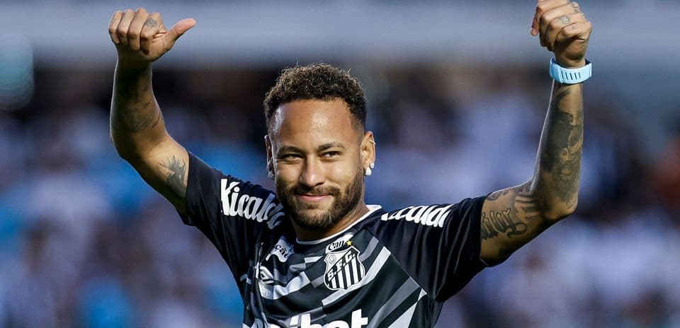 Neymar incluido en la convocatoria de Santos para el derbi de Copa do Brasil ante Palmeiras pese a dudas por césped sintético