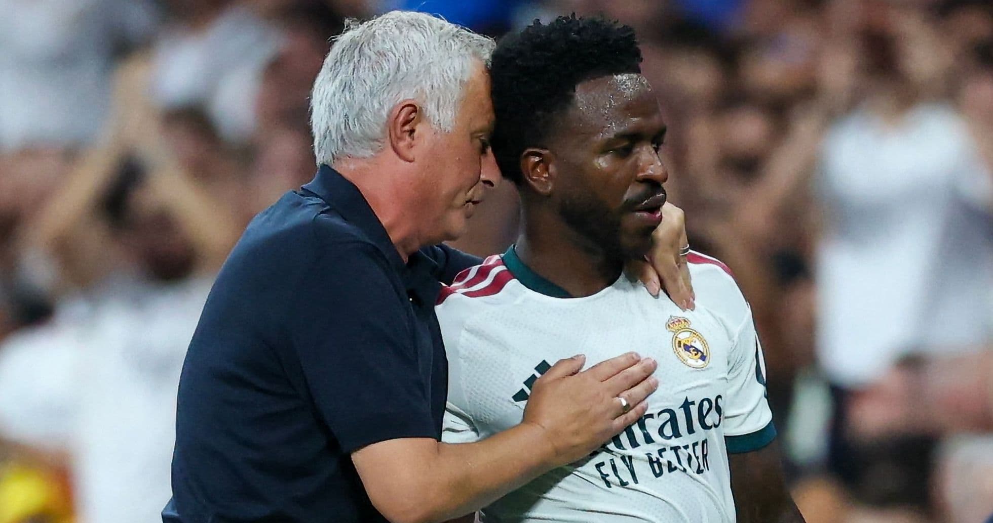 Jose Mourinho defiende a Vinicius Junior tras silbidos en victoria del Real Madrid sobre Inter