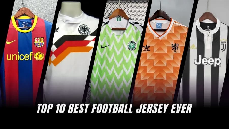 Las 10 Mejores Camisetas de Fútbol de Todos los Tiempos