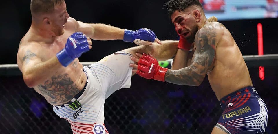 Justin Gaethje defiende a Ilia Topuria: 'No se rindió en el descanso'