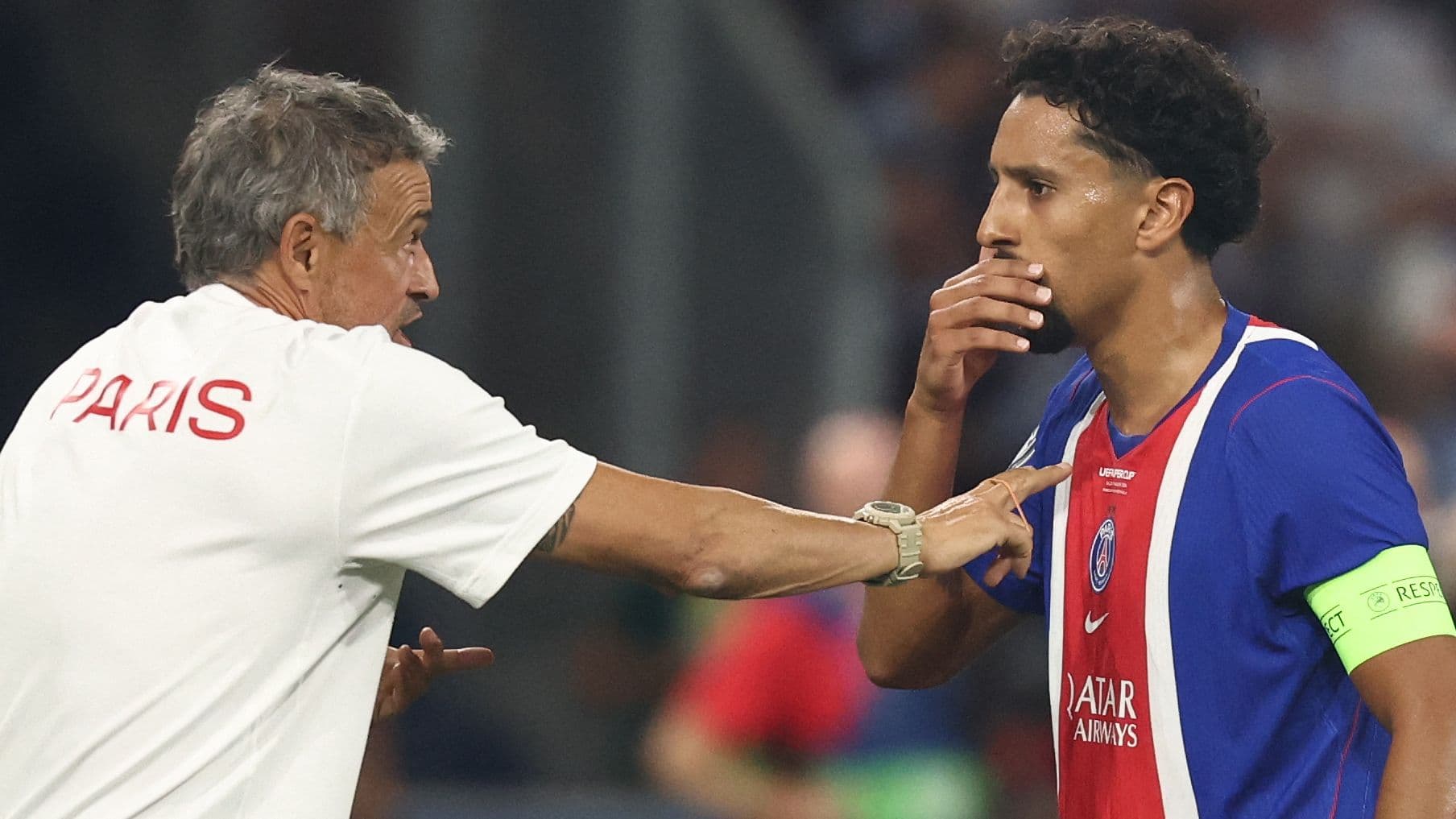 Marquinhos advierte a las estrellas del PSG mientras Luis Enrique no duda en dejar fuera a grandes nombres antes de la Champions