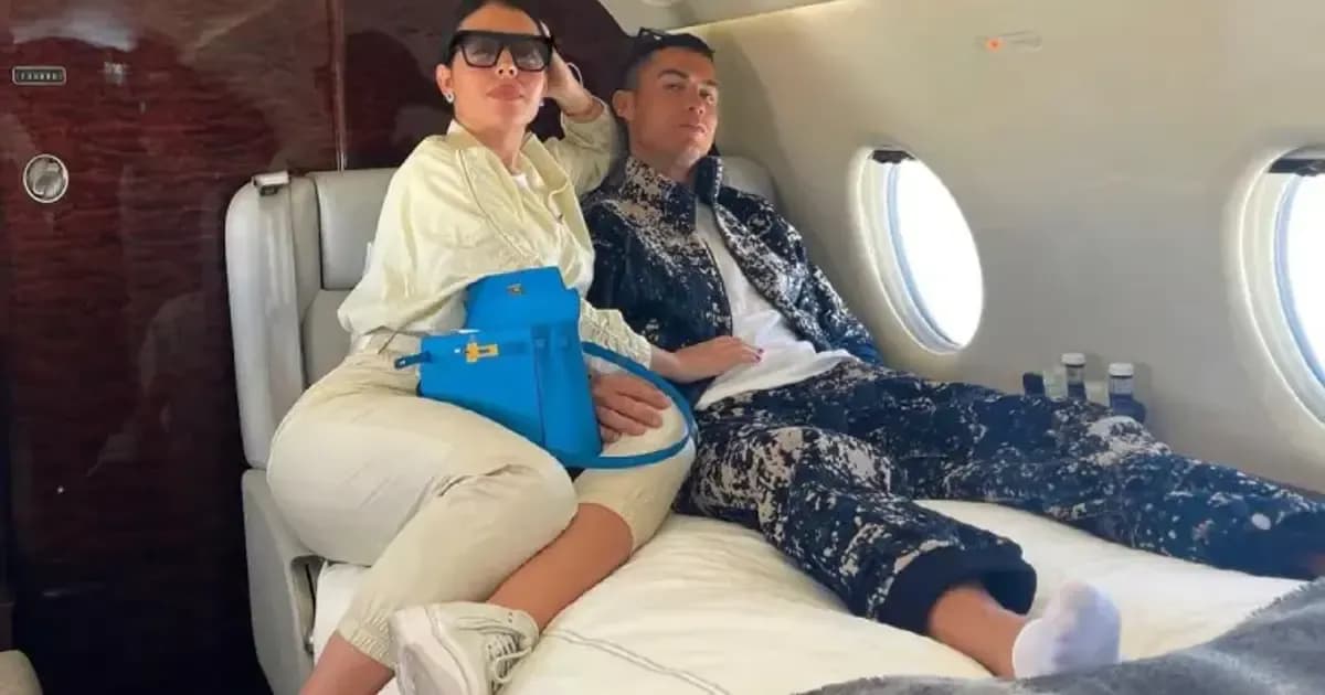 Georgina Rodríguez domina el jet privado de ₦96 mil millones de Ronaldo tras boda lujosa