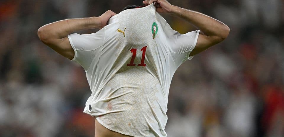 Gran golpe para Marruecos: su delantero estrella no jugará el cuarto de final ante Francia en el Mundial