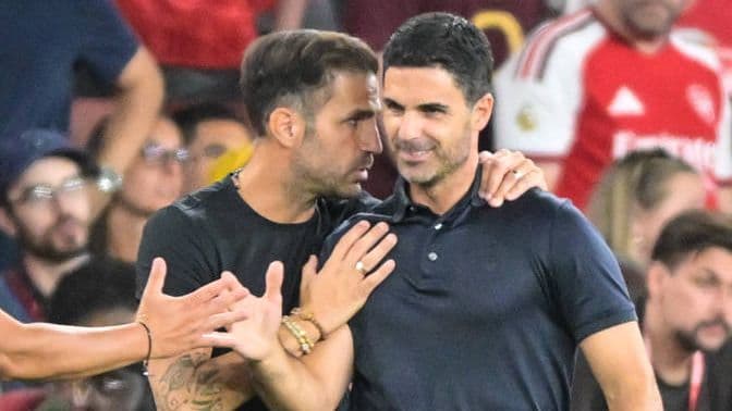 Cesc Fàbregas elogia la paciencia de Arsenal con Mikel Arteta mientras busca replicar su cultura en Como