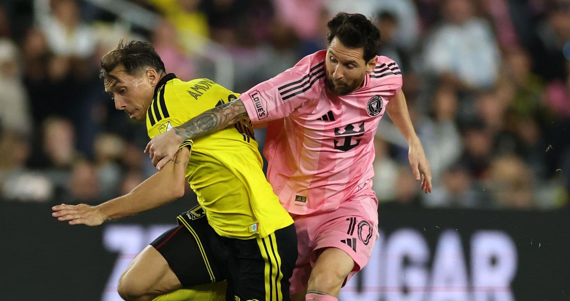 Calificaciones de jugadores de Inter Miami frente a Columbus Crew: la magia de Lionel Messi no bastó tras la expulsión de Santiago Morales