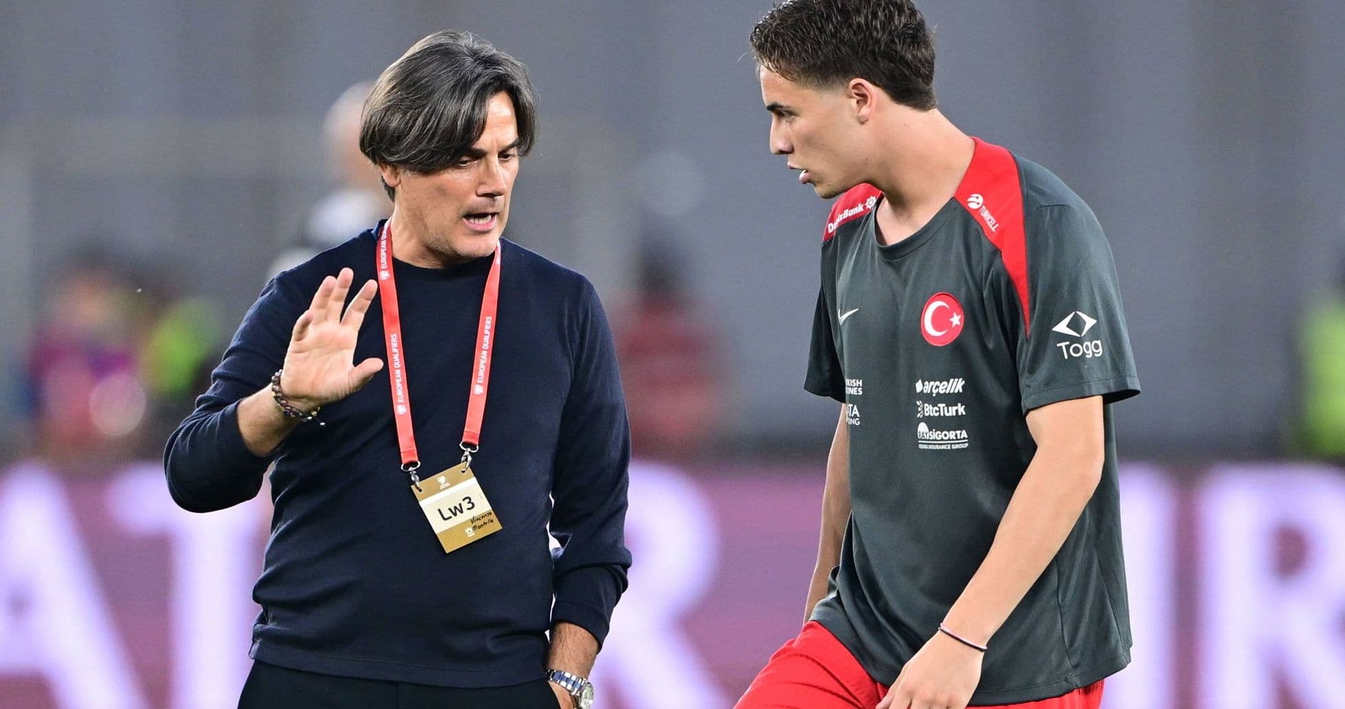 Vincenzo Montella destaca el potencial de Kenan Yildiz pese a lesión y prepara duelo emotivo ante Italia