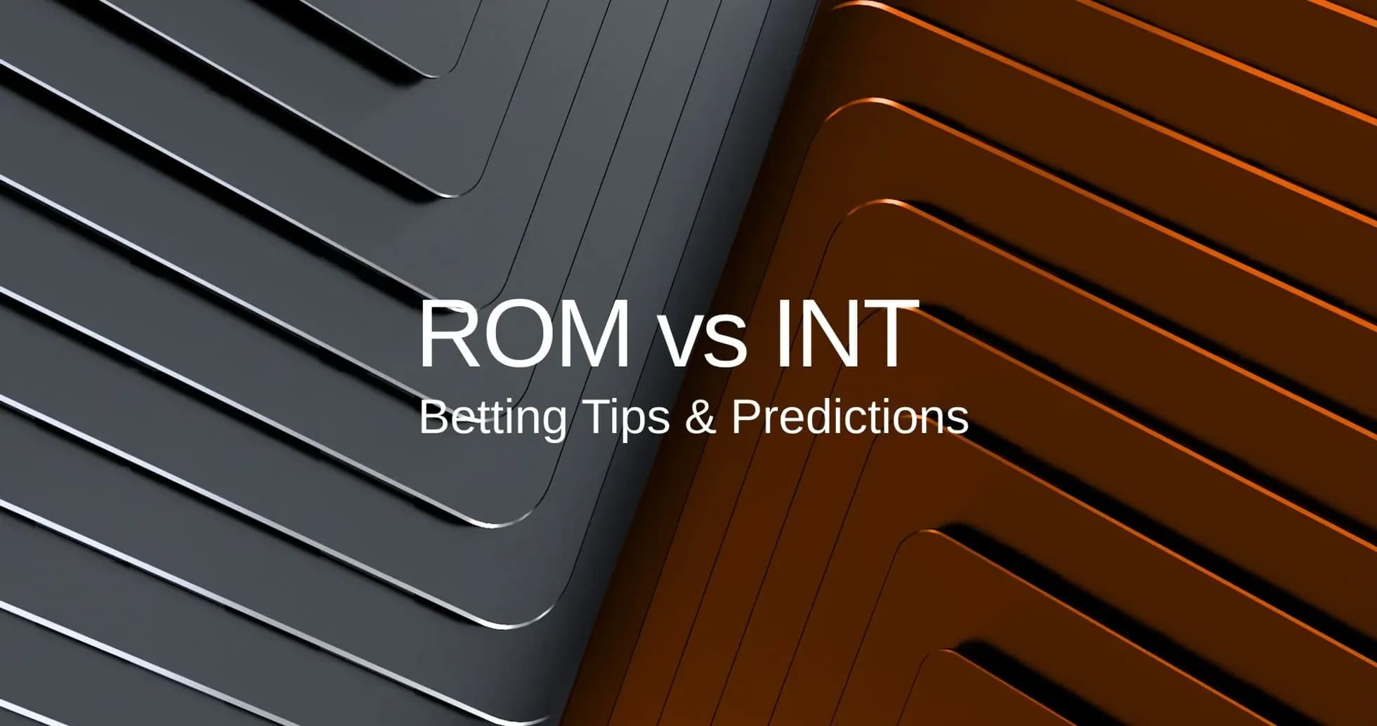 Diseño gráfico de ROM vs INT con texto Diseño gráfico de ROM vs INT con texto
