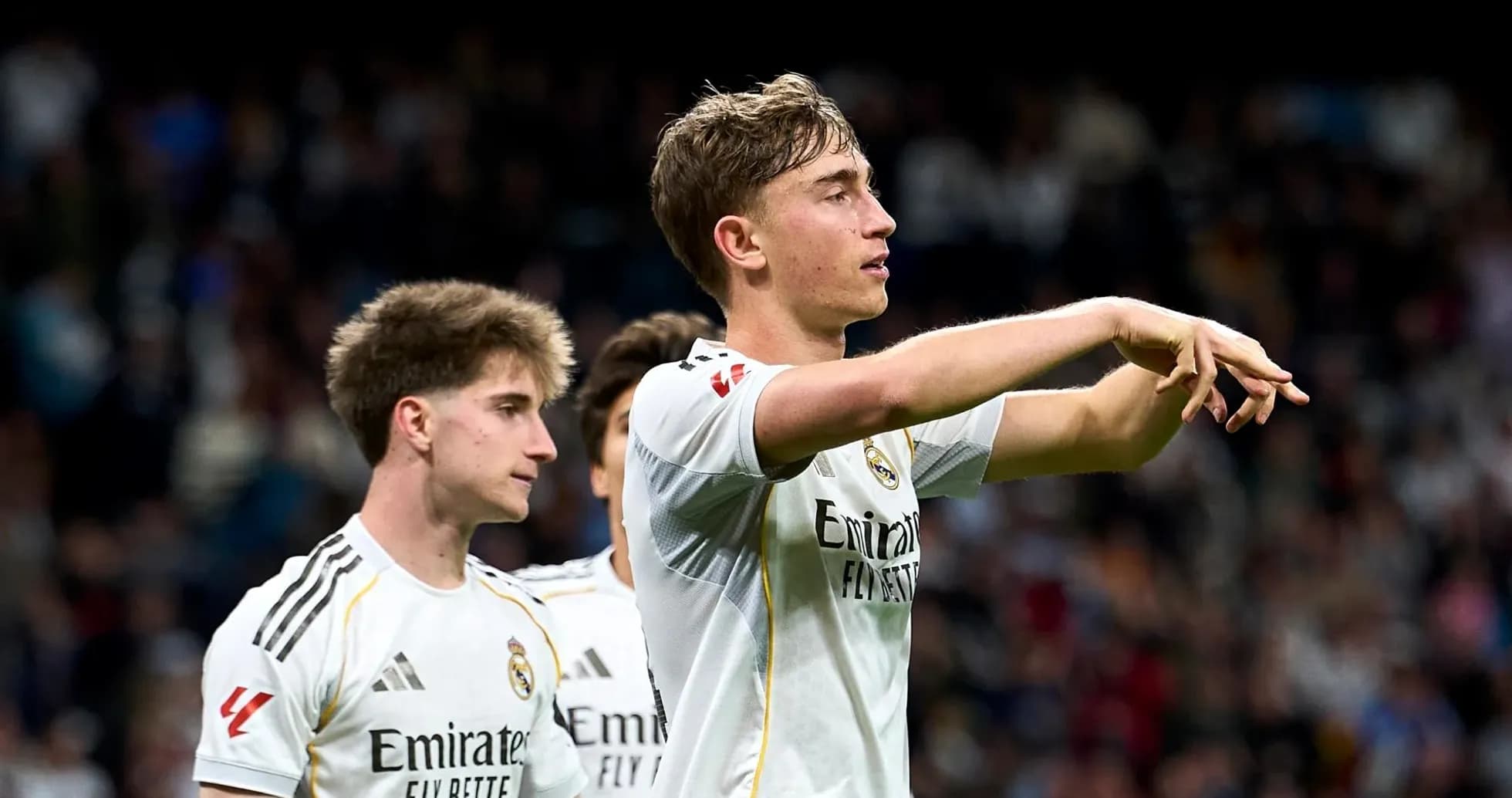 Jugadores de Real Madrid en el partido Jugadores de Real Madrid en el partido