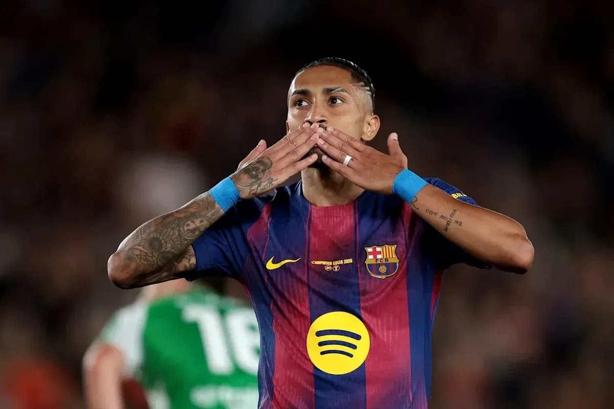 Jugador del FC Barcelona celebrando un gol Jugador del FC Barcelona celebrando un gol